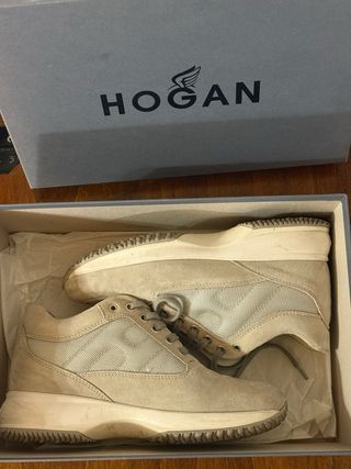 Scarpe Hogan donna beige/grigie