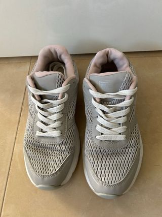 Deportivas Lefties grises y rosas