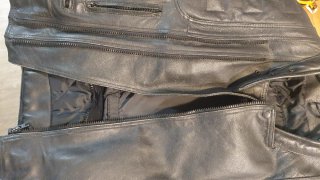 Chaqueta de cuero para moto