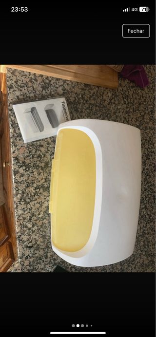 Caixa de Pão Tupperware