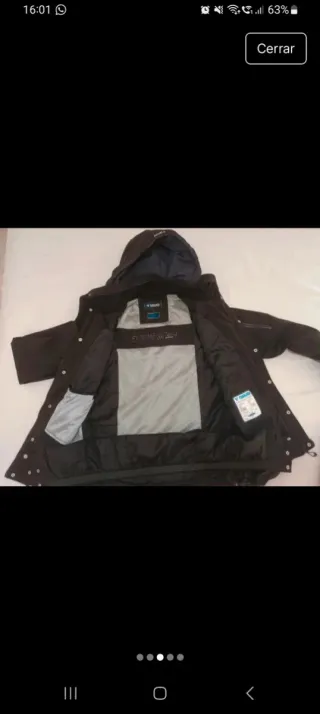 Chaqueta de esquí impermeable,talla s