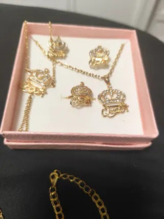 Set di Gioielli per Bambina con Corona