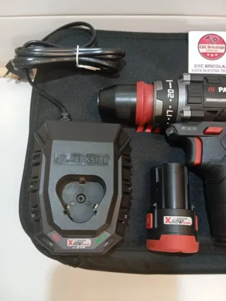 Pack Parkside Taladro y Atornillador 2 completos