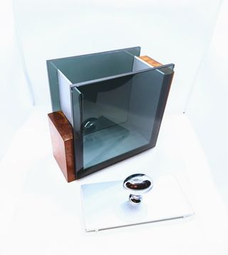 Conjunto de secretária porta canetas e porta papel