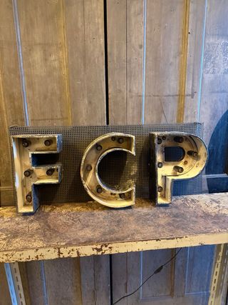 Candeeiro Letras Vintage FCP