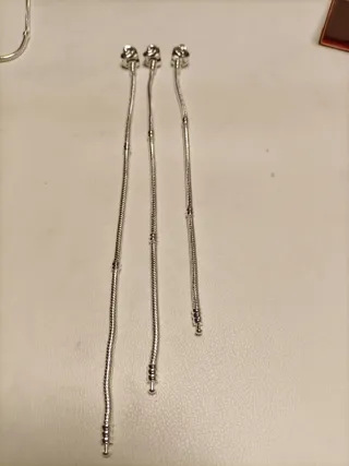 Pulsera Plata Ley 925 Sello Cierre Seguridad Rosa