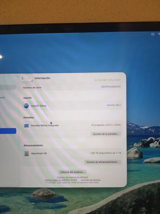 MACBOOK PRO 16'' 2019 I7/32/2 TB