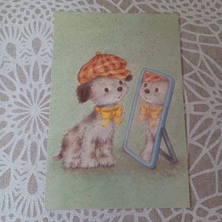 Lote 4 postales perritos Coni (costanza)