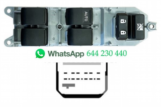 MANDO ELEVALUNAS DELANTERO IZQUIERDO(4 BOT)15 PIN