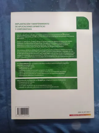 Implantación y mantenimiento de aplicaciones ofima
