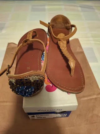 Sandalias Gioseppo Kids Beige/Marrón