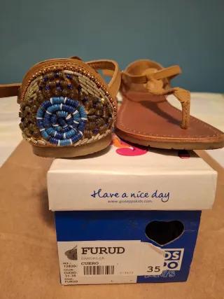 Sandalias Gioseppo Kids Beige/Marrón