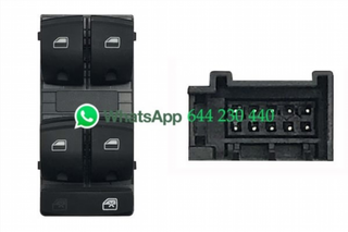 MANDO ELEVALUNAS DELANTERO IZQUIERDO(NEGRO/BLANCO