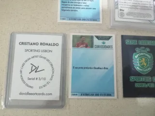 Cromos cristiano  Ronaldo Sporting Lisboa CR7