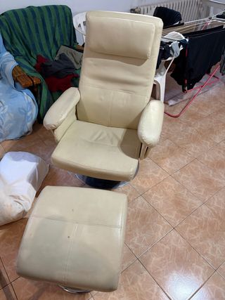 Sillón relax con reposapiés