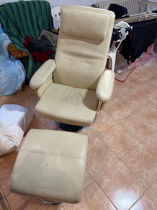 Sillón relax con reposapiés