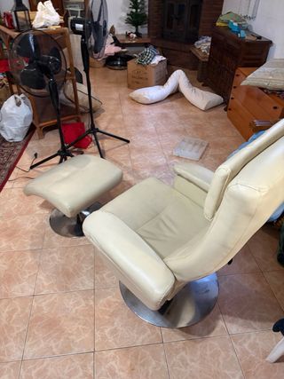 Sillón relax con reposapiés