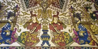 MANTEL-TAPIZ ADAMASCADO multicolor