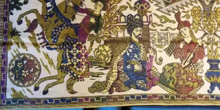 MANTEL-TAPIZ ADAMASCADO multicolor