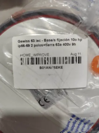 Enchufe Empotrar Gewiss GW63252H 63A