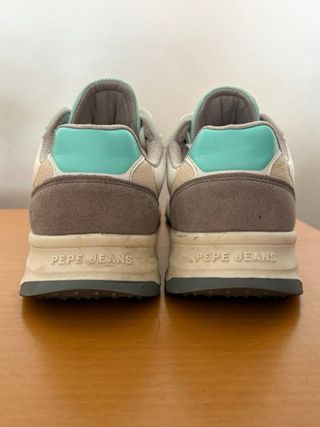 Zapatillas Pepe Jeans Mujer Grises y Rosas