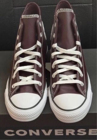 Zapatillas Converse All Star Piel Marrón