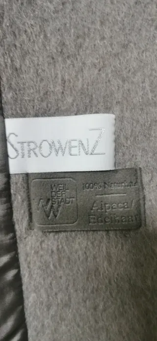 Abrigo de Alpaca Edelweiss Gris