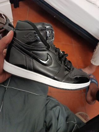 Scarpe Nike Jordan 1 High Patent Black