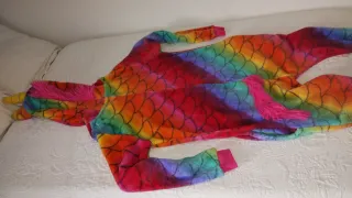 Pijama Unicornio Arcoíris Talla L (12-14 años)