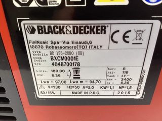 compresor black and decker bd-195-cubo + kit