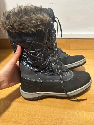 Botas de nieve impermeables con pelo