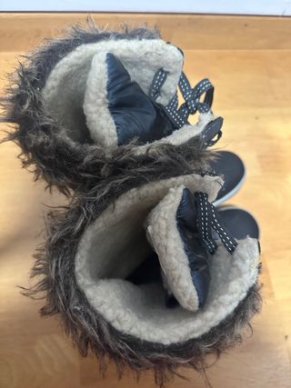 Botas de nieve impermeables con pelo