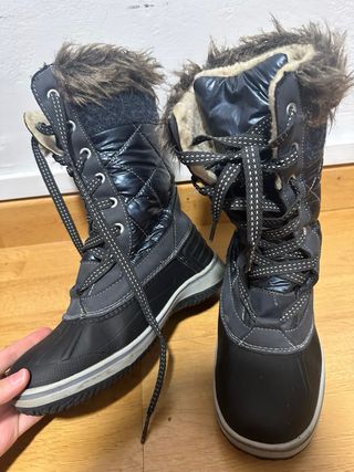 Botas de nieve impermeables con pelo