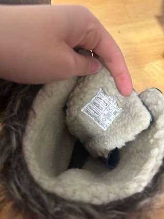 Botas de nieve impermeables con pelo