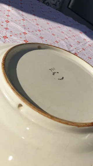 Prato decorativo com casal