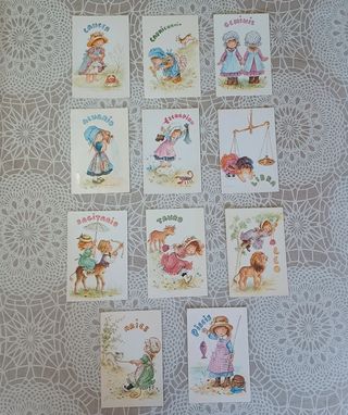 11Postales vintage signos zodiacales de Constanza