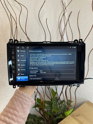 Pantalla radio de coche para mercedes benz
