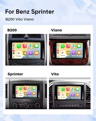 Pantalla radio de coche para mercedes benz