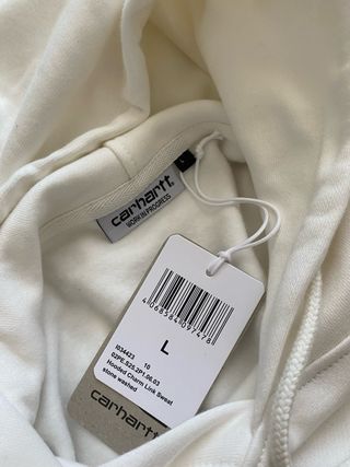 Hoodie Carhartt Branco Tamanho L