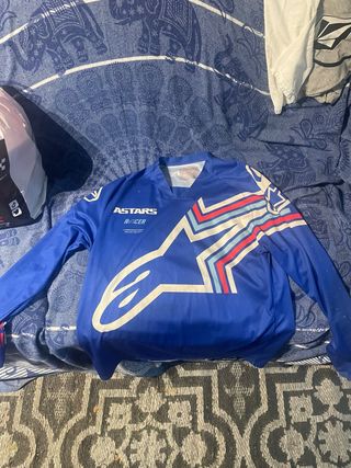 Camiseta Alpinestars Racer Azul Talla L