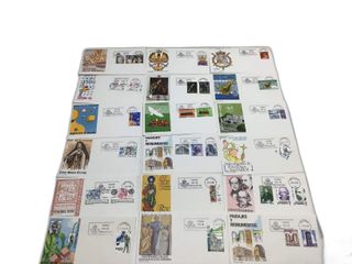 otras colecciones sm coleccion 25 sobres y sellos 1982