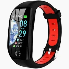 Reloj Inteligente Negro y Rojo