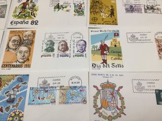 otras colecciones sm coleccion sobres 26 sellos 1981