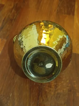 Botijo Cántaro Latón Martillado Artesanal Portugal