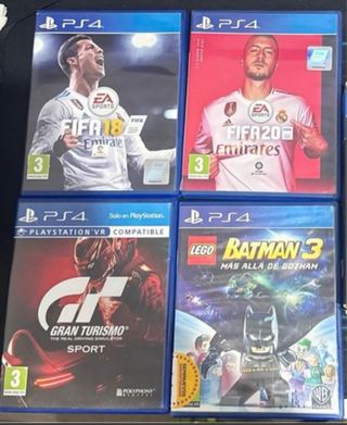 PS4 pro en perfecto estado + 3 mandos + 4 juegos