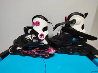 Patines OXELO + Bolsa de transporte - Extensibles