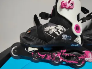 Patines OXELO + Bolsa de transporte - Extensibles