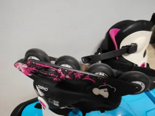 Patines OXELO + Bolsa de transporte - Extensibles