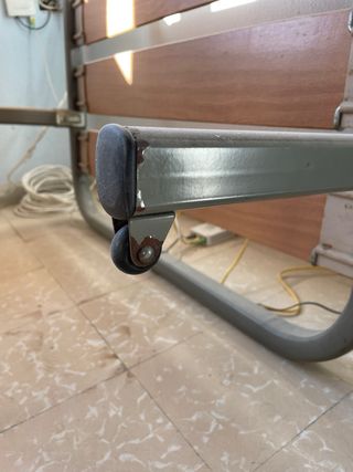 Somier metálico con láminas de madera