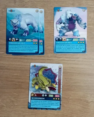 Cartas sueltas Invizimals a elegir.